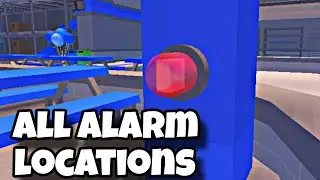 How to Find all Alarm locations in Survive Overnight in a Mega Store Roblox | alarms