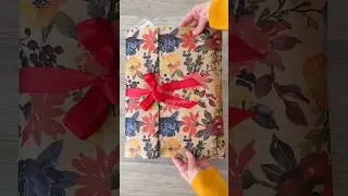 Turn your wrapping paper into a stunning DIY gift bag! #diy #gift #tutorial #handmade #giftbag #how