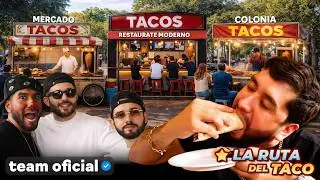 Probé el TACO más SABROSO de CULIACÁN | La RUTA del TACO ft. @triki @ramses @ruben