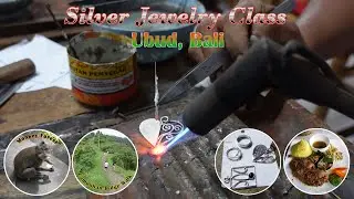 Silver Jewelry Class in Ubud 🇮🇩 Bali 🇮🇩 Food + Monkey Forest + Campuhan Ridge Walk
