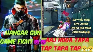 GUN GAME FIGHT IN HANGAR BGMI👿 😈 #gungamefightinhangar #radonpsycho #panda #athena #carry #gungame