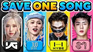 JYP vs HYBE vs YG vs SM 🎵 Random Rules: Save One Kpop Song🔥| Kpop Quiz 2026