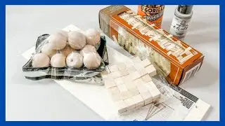 Dollar Tree Decorative Tray DIY || Using Tumbling Blocks || Just 1 Easy Craft