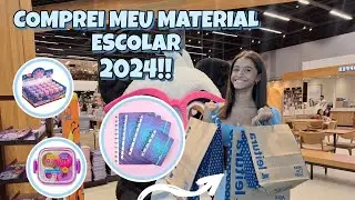 COMPREI MEU MATERIAL ESCOLAR 2024 – 8⁰ ANO 💙
