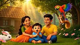 Moral Story for Kids in Hindi | Hindi Kids Cartoon | Moral Story | Family & Animals Cartoon