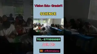Vision Edu- Grade 11 | Science in Sinhala | Sri Lanka| Ratmalana | ol science | 11 #ol #science