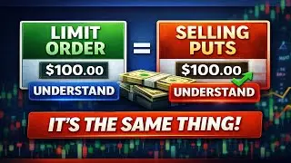 If You Understand a Limit Order, You Already Understand Selling Puts (Options Explained)