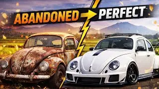 &ldquo;From Rust to Glory! Abandoned VW Beetle Full Restoration&rdquo; #aigarage #asmrrestoration #restoration 