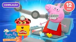 Peppa vai ao Dentista | O Show do Play-Doh Temporada 2 | Play-Doh Oficial