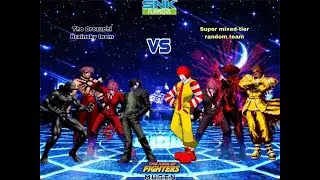 KOF MUGEN - The Orozuchi Briansky team VS Super mixed-tier random team