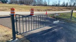Follow-Up Video Of The Installed Cemetery Driveway Gate