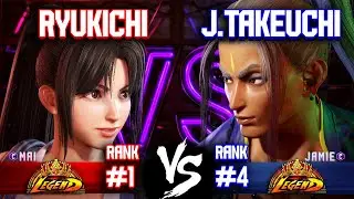 SF6 ▰ RYUKICHI (#1 Rank Mai) vs JOHN TAKEUCHI (#4 Rank Jamie) ▰ High Level Gameplay
