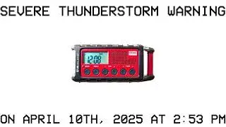 LSX Severe Thunderstorm Warning On #KDO89 April 10th, 2025 at 2:53 PM