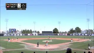 Peyton Miller - Pacific Tigers Baseball - Defensive Plays at UNLV - 2-19-2023