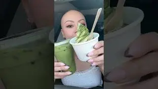 BEST MATCHA IN LA🍵#shorts #mukbang #losangeles