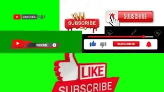 Subscribe and bell icon intro and sound without copyright | animation subscribe button