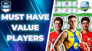 Must Have Value Players | AFL Fantasy 2024
