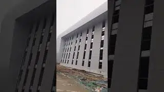 Cheap and durable aluminum plate facade installation site from China