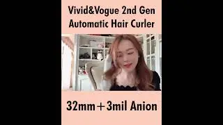 Vivid & Vogue&reg; Automatic Rotating Hair Curler 2nd Gen