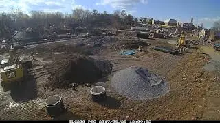 Hersheypark ChocolateTown construction: time lapse video