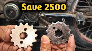 Don’t Change Full Chain Sprocket Kit! Front Sprocket Fix for 70cc Bike | Save 2500