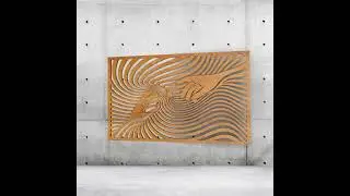 Optical art, hand illusion, svg, dxf, pdf, emf,STL,png,jpg,eps- laser cut, wall art, art.3D model.