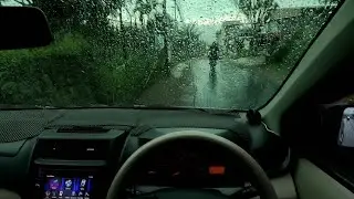 Heavy Rain Driving 🌧️ | Relaxing Car Ride Sounds for Sleep & Stress Relief