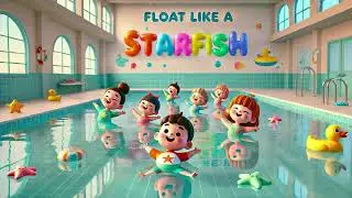Float Like a Starfish 🌊💫 | Gentle Swim Song for Kids 👶🛟 |Nursery Rhymes & Kids Songs