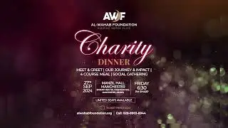 Join Us for a Night of Inspiration! Charity Event on 27th Sept &ndash; Book Your Tickets Now! | AWF