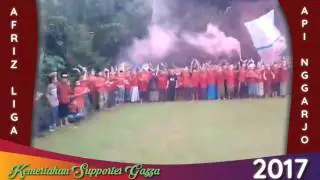 Kemeriahan Supporter GAZZA FC di Afriz Liga 2017 || Liga Santri Terpopuler API Tegalrejo Magelang.