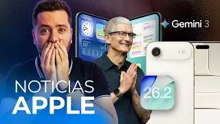Cambio hist&oacute;rico en iOS 26.2, se va Tim Cook, Gemini 3 y m&aacute;s noticias Apple