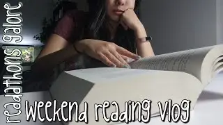 Weekend Reading Vlog - Dewey's 24 Hour Readathon and Ebookathon [CC]