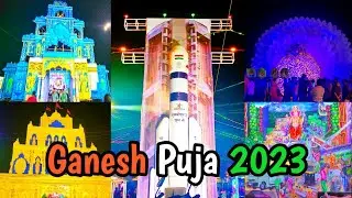 TALCHER GANESH PUJA 2023 || Ganesh Puja Talcher 2023 || Ganesh Puja Decoration Talcher || Odia Vlogs