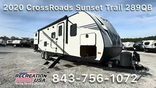 Б/у туристический прицеп CrossRoads RV Sunset Trail SS289QB 2020 года выпуска.