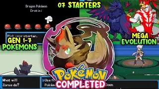 ОБНОВЛЕННЫЙ Pokemon GBA Rom с мегаэволюцией, любовными историями, Nuzlocke, пользовательским интерфейсом, Dexnav и Gen 1-7!