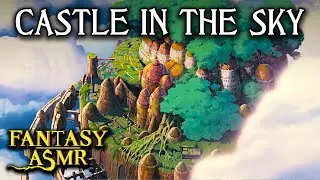 🏯 Ambience ASMR | Castle in the Sky 🌥 winds, nature sounds (🇯🇵 Studio Ghibli inspired ASMR 🇯🇵)