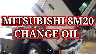 VLOG#50 FUSO 8M20 MITSUBISHI UNIT CHANGE OIL(PM'S)# RDIVZ MECHANICS CHANNEL