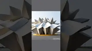 Origami architecture #shorts#architecture #origami#ai