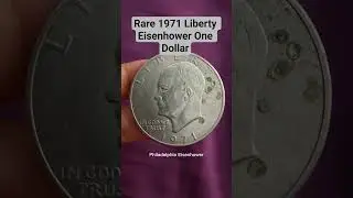 Редкая монета &laquo;Свобода Эйзенхауэр&raquo; номиналом один доллар 1971 года #старыемонеты #коллекциямонет ...