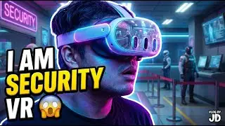 I Became a Security Guard in VR 😱 | I Am Security Gameplay | VlogByJD