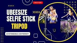 UBeesize TCB001 Selfie Stick Tripod, 62