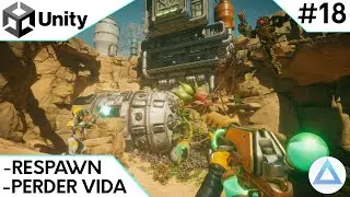 CREA un VIDEOJUEGO de DISPAROS en Unity Tutorial 🔫/Respawn Player y Perder Vida/18-Capitulo