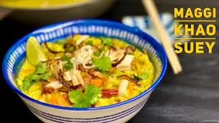 उंगलियाँ चाटने पर मजबूर हो जाएगे ये मैगी खाकर | Maggi Khao Suey Recipe | Veg Khow Suey Recipe