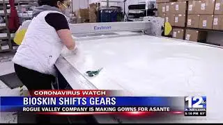 Local company Bioskin shifts gears to make gowns for Asante