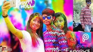 Easy and simple editing for holi/Picsart editing tutorial || By Sunil Rami EditZ.