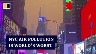 New York has world&rsquo;s worst air quality as Canada wildfires rage