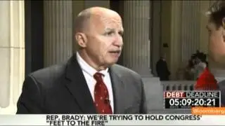 Rep. Kevin Brady on Bloomberg TV Discussing the Budget Control Act