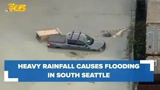 Flooding in Seattle's South Park neighborhood