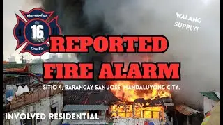 10-70 3RD ALARM RESIDENTIAL FIRE AT SITIO 4, BARANGAY SAN JOSE, MANDALUYONG CITY. || MFRB