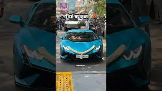 India&rsquo;s only Huracan tecnica finished in blu Uranus Matt #lamborghinni #tecnica #siddhivinayak